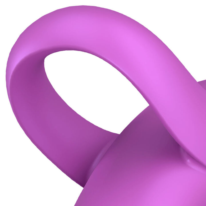 Estimulador Clitoriano Usb Vibração Dedo Satisfyer Bold Lover Rosa