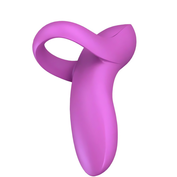 Estimulador Clitoriano Usb Vibração Dedo Satisfyer Bold Lover Rosa