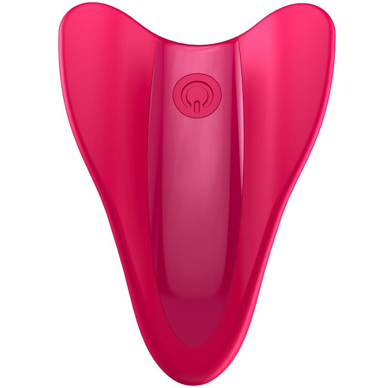 Estimulador Clitoriano Usb Vibração Dedo Satisfyer High Fly Fúcsia