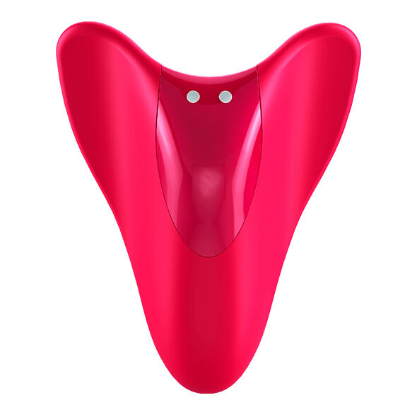 Estimulador Clitoriano Usb Vibração Dedo Satisfyer High Fly Fúcsia