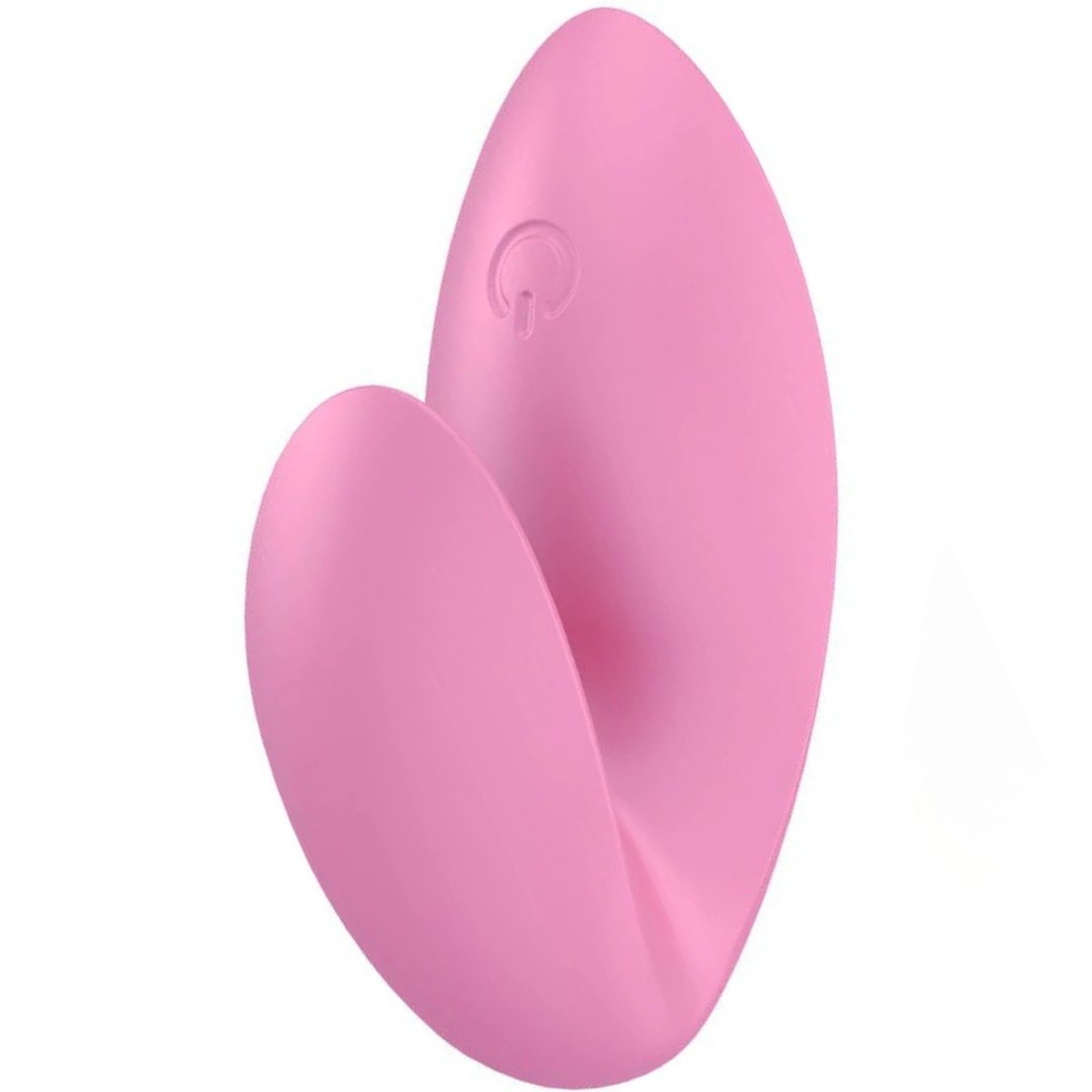 Estimulador Clitoriano Usb Vibração Dedo Satisfyer Love Riot Rosa