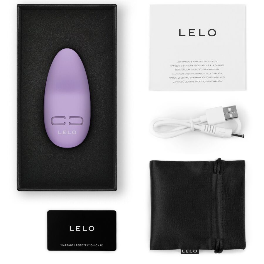 Estimulador Clitoriano Usb Vibração Lelo Lily 3 Lilás