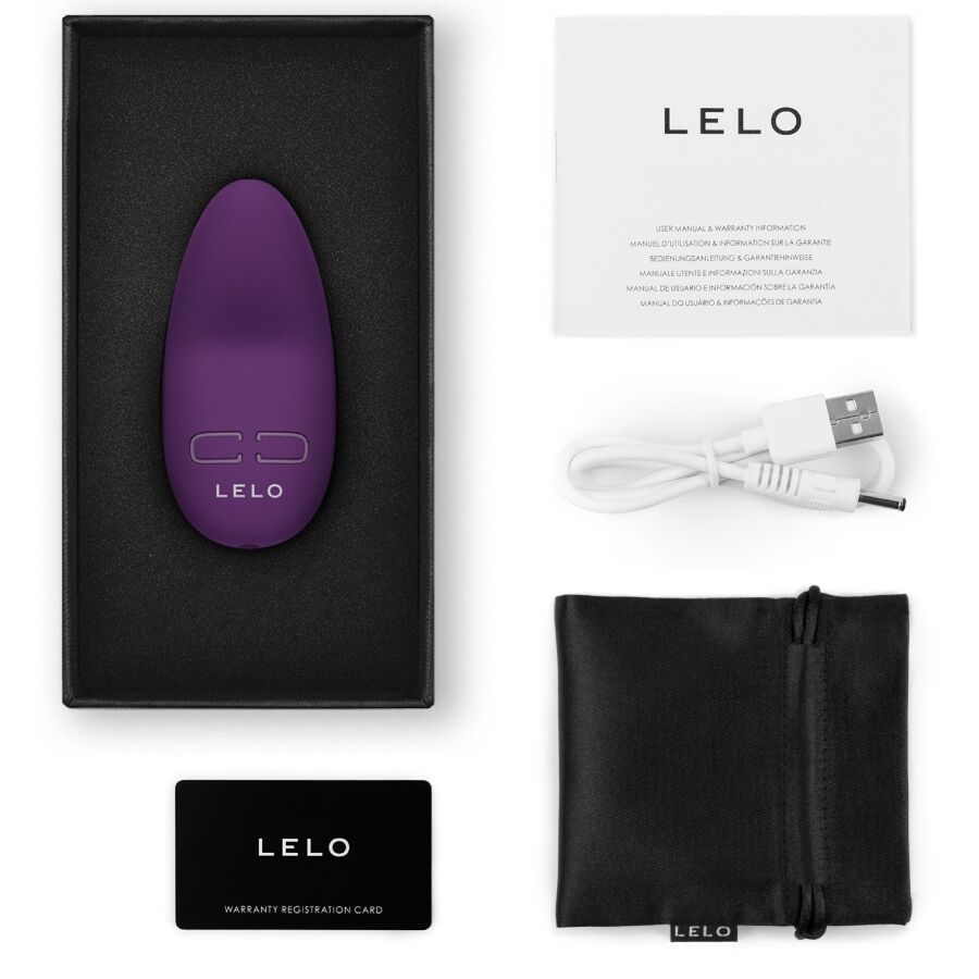 Estimulador Clitoriano Usb Vibração Lelo Lily 3 Roxo