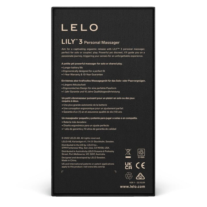 Estimulador Clitoriano Usb Vibração Lelo Lily 3 Verde Polar