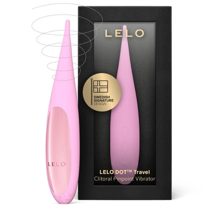 Estimulador Clitoriano Usb Vibração Ponta Lelo Dot Travel Rosa