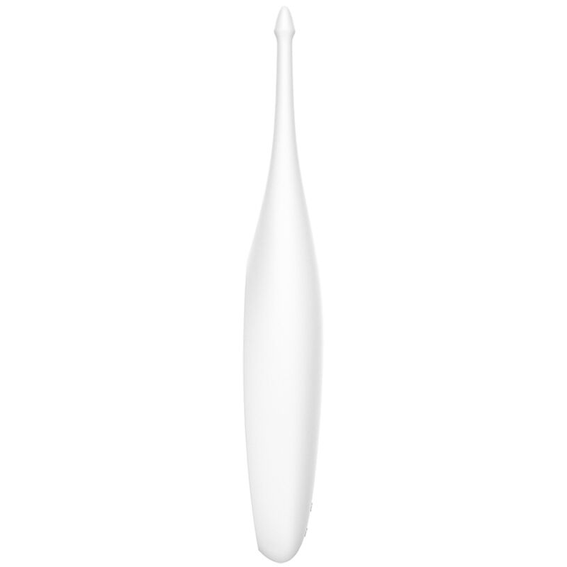 Estimulador Clitoriano Usb Vibração Ponta Satisfyer Twirling Fun Branco