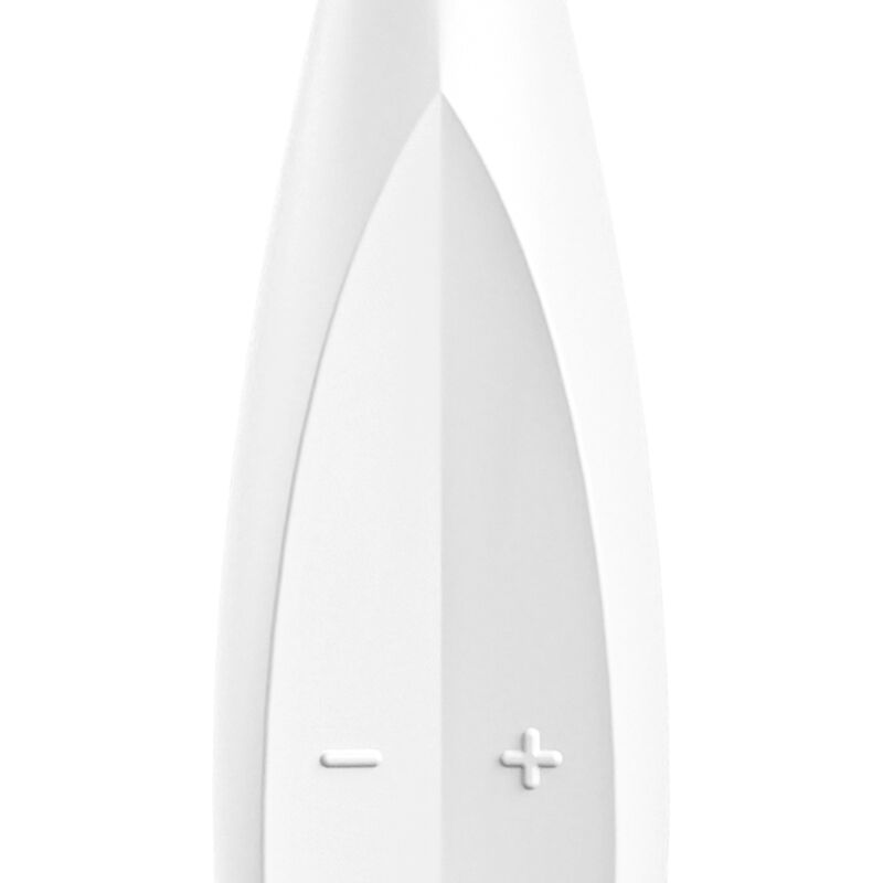 Estimulador Clitoriano Usb Vibração Ponta Satisfyer Twirling Fun Branco