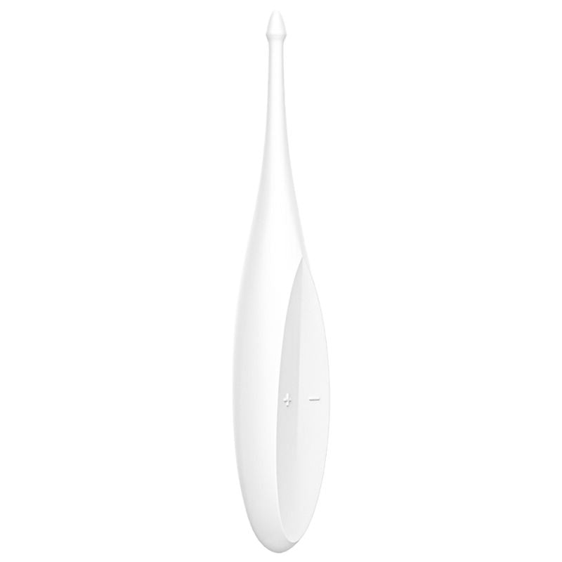 Estimulador Clitoriano Usb Vibração Ponta Satisfyer Twirling Fun Branco