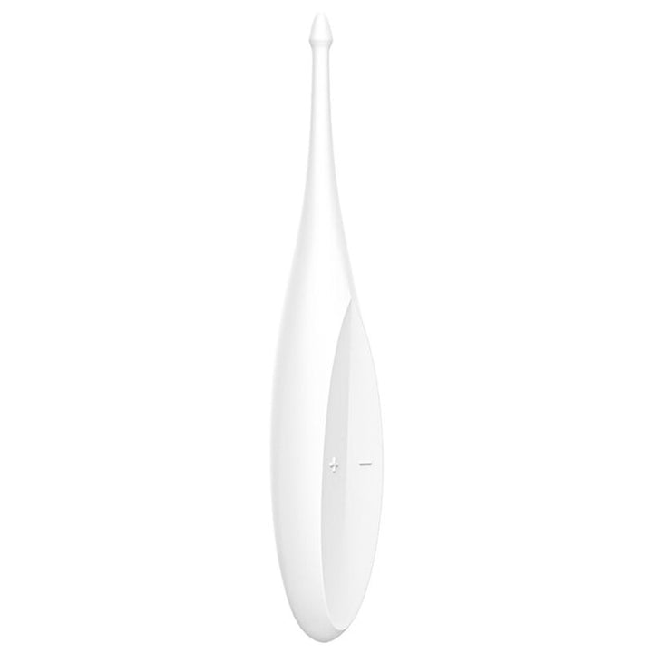 Estimulador Clitoriano Usb Vibração Ponta Satisfyer Twirling Fun Branco