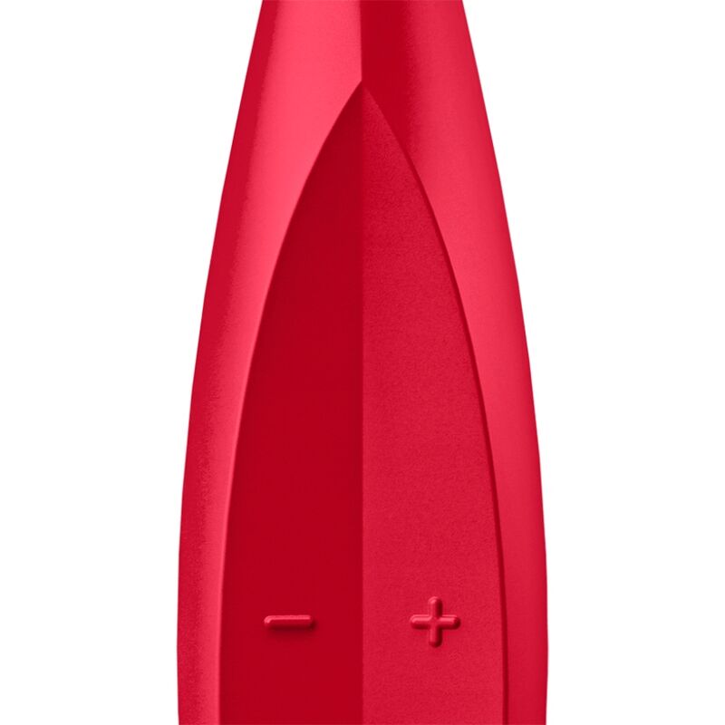 Estimulador Clitoriano Usb Vibração Ponta Satisfyer Twirling Fun Vermelho