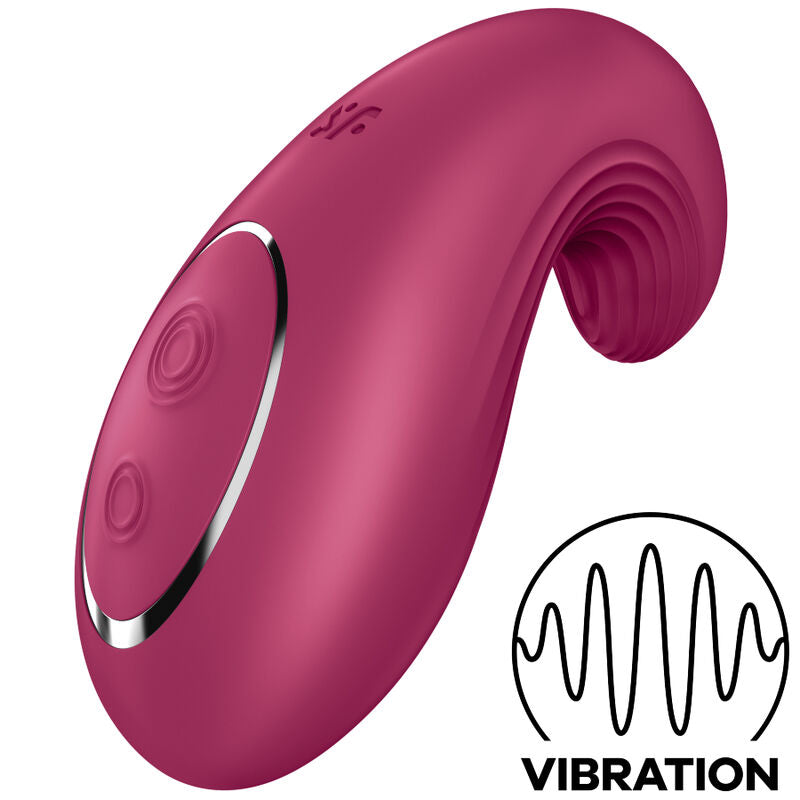 Estimulador Clitoriano Usb Vibração Satisfyer Dipping Delight vermelho