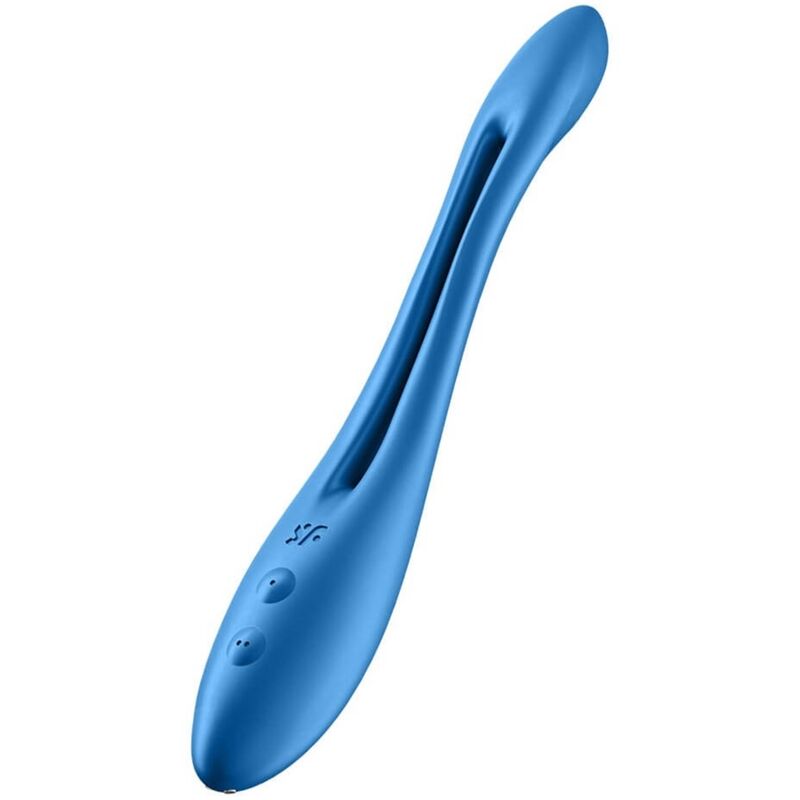 Estimulador Clitoriano Usb Vibração Satisfyer Elastic Game Azul
