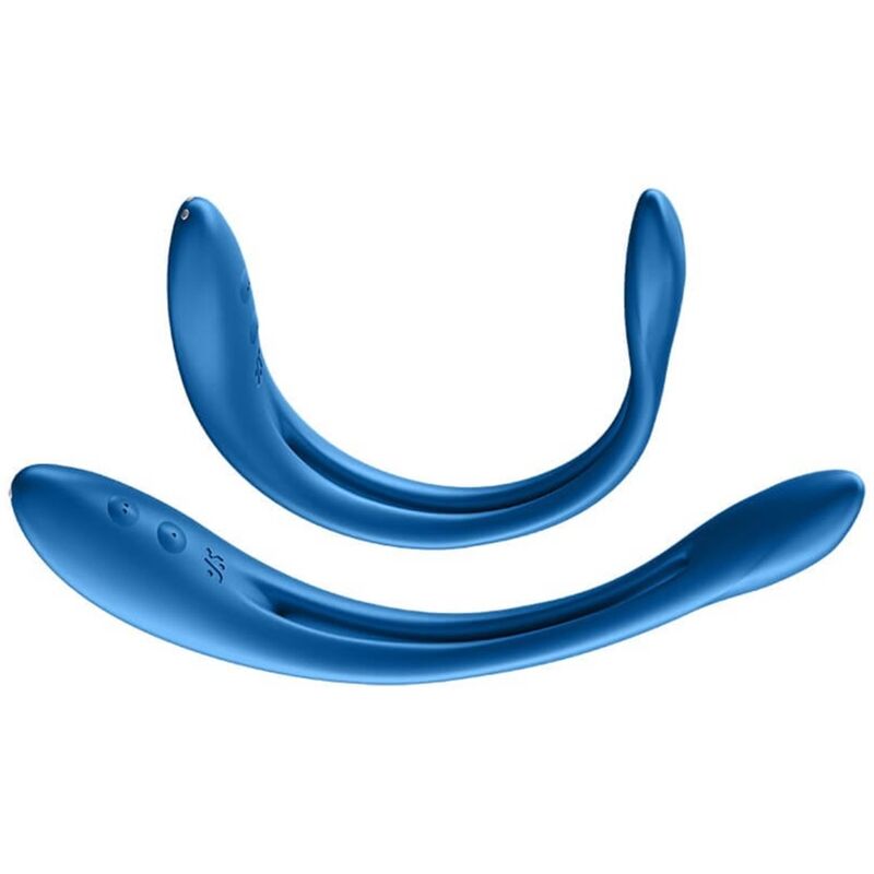 Estimulador Clitoriano Usb Vibração Satisfyer Elastic Game Azul