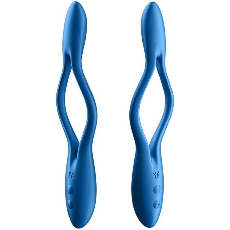 Estimulador Clitoriano Usb Vibração Satisfyer Elastic Game Azul