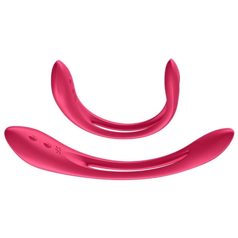 Estimulador Clitoriano Usb Vibração Satisfyer Elastic Joy Vermelho