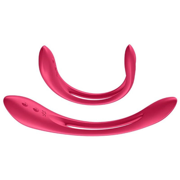 Estimulador Clitoriano Usb Vibração Satisfyer Elastic Joy Vermelho