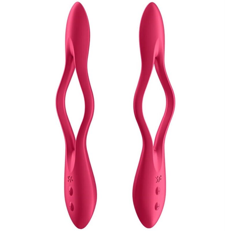 Estimulador Clitoriano Usb Vibração Satisfyer Elastic Joy Vermelho