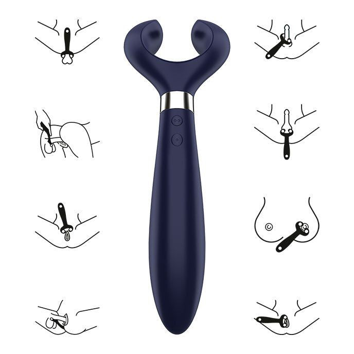 Estimulador Clitoriano Usb Vibração Satisfyer Endless Fun Azul