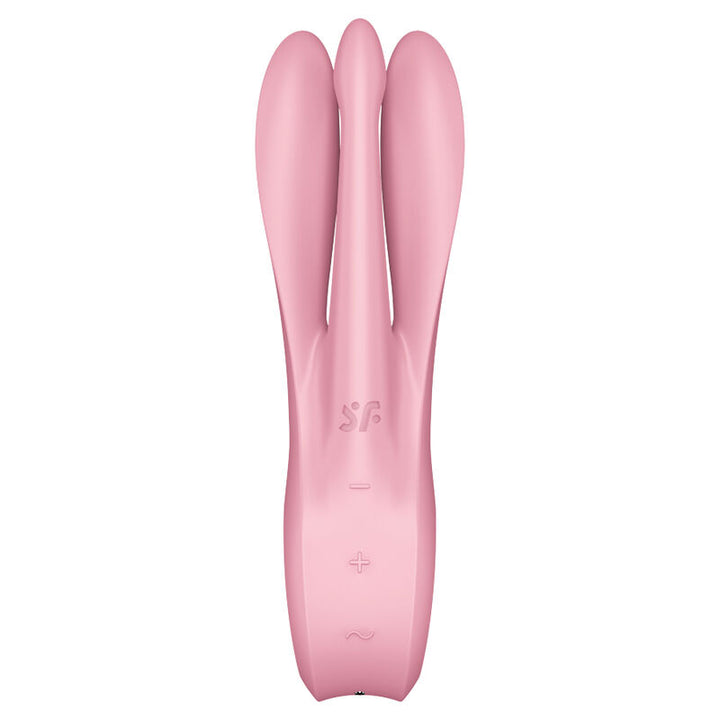 Estimulador Clitoriano Usb Vibração Satisfyer Threesome 1 Rosa