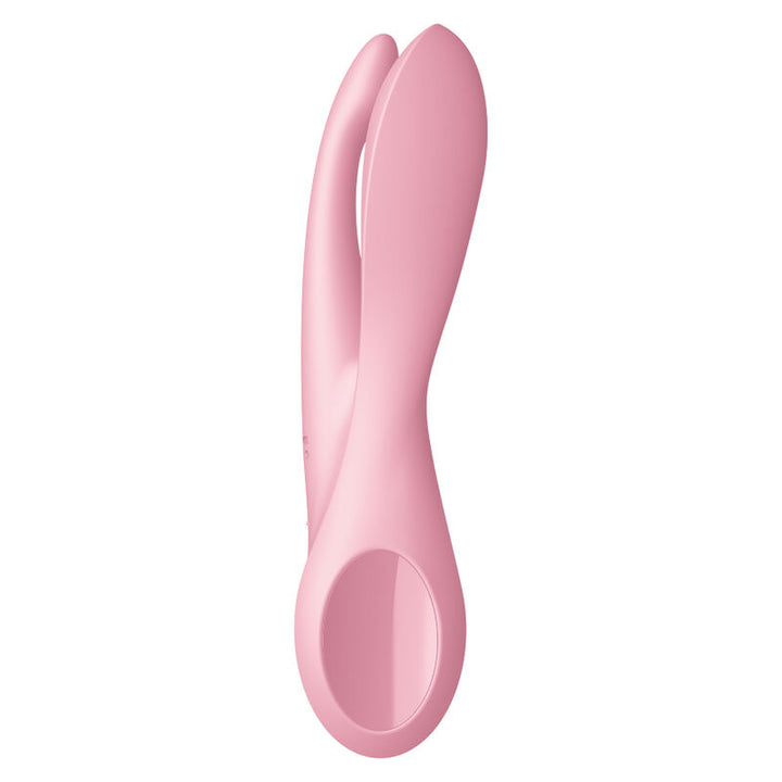 Estimulador Clitoriano Usb Vibração Satisfyer Threesome 1 Rosa