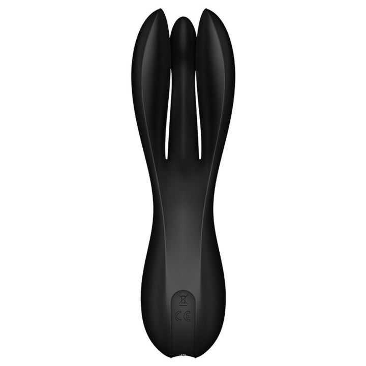 Estimulador Clitoriano Usb Vibração Satisfyer Threesome 2 Preto