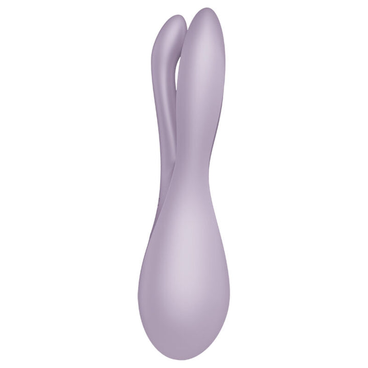 Estimulador Clitoriano Usb Vibração Satisfyer Threesome 2 Violeta