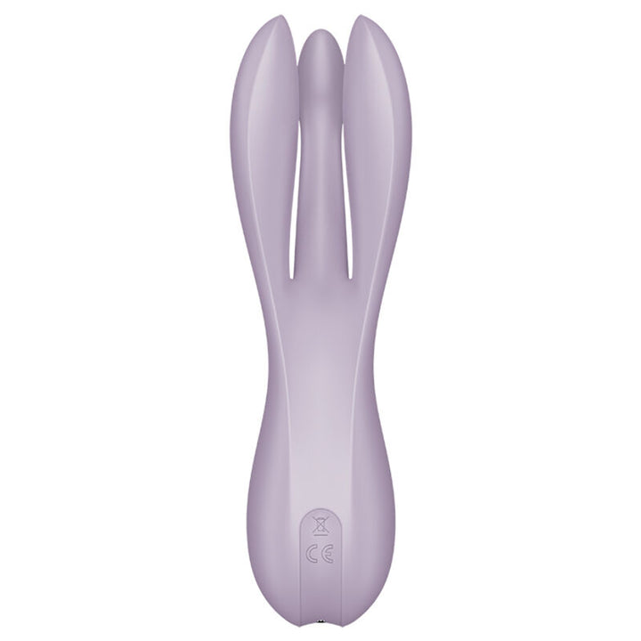 Estimulador Clitoriano Usb Vibração Satisfyer Threesome 2 Violeta