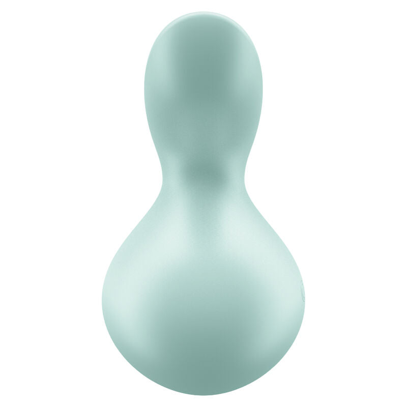 Estimulador Clitoriano Usb Vibração Satisfyer Viva La Vulva 3 Verde