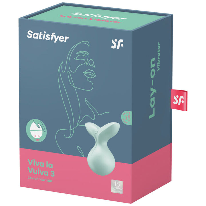 Estimulador Clitoriano Usb Vibração Satisfyer Viva La Vulva 3 Verde
