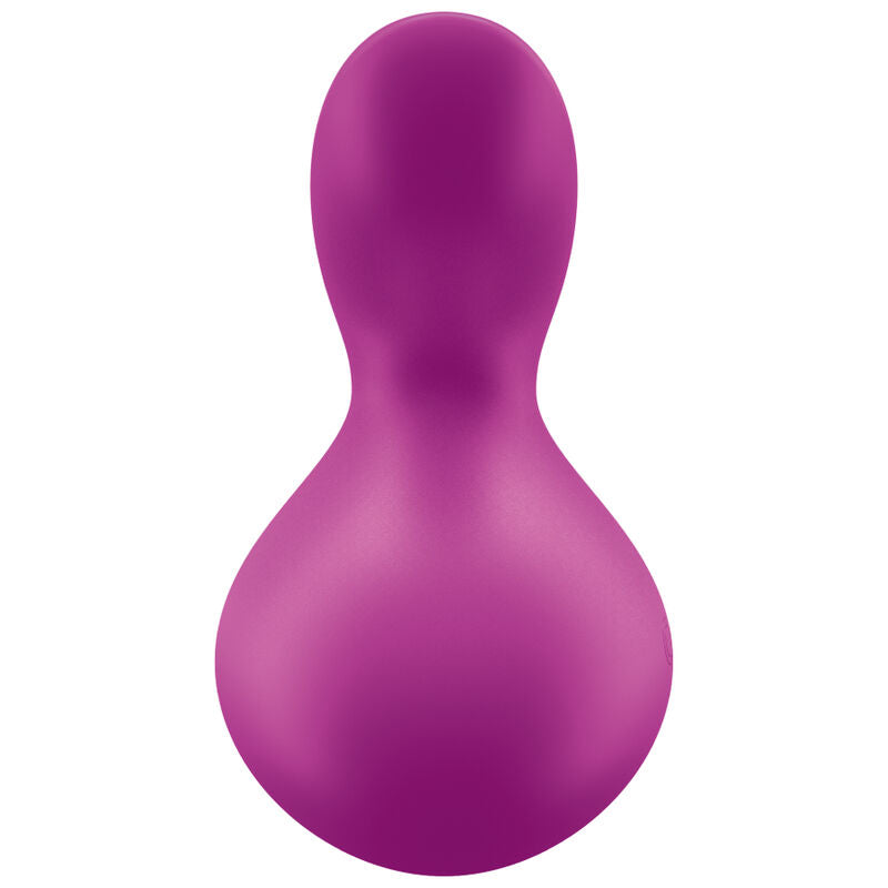 Estimulador Clitoriano Usb Vibração Satisfyer Viva La Vulva 3 Violeta