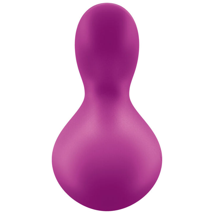 Estimulador Clitoriano Usb Vibração Satisfyer Viva La Vulva 3 Violeta