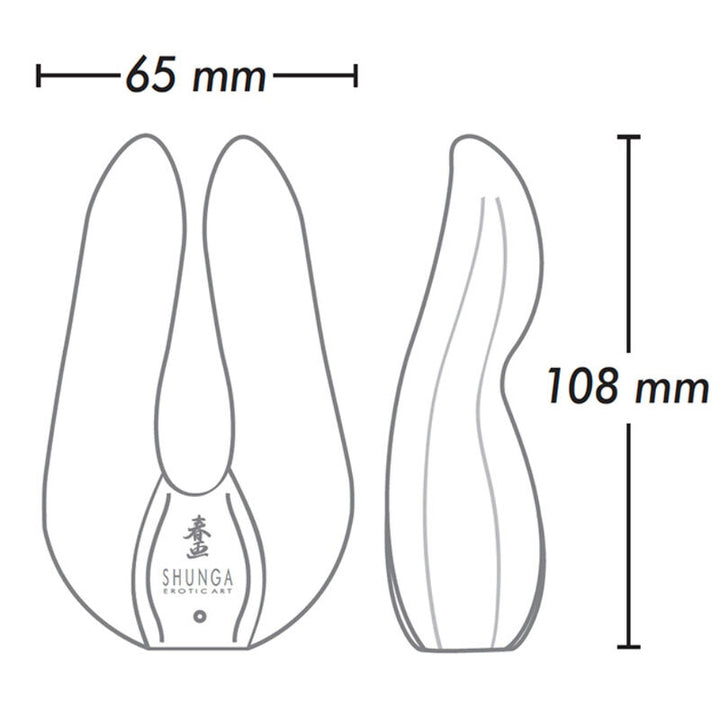 Estimulador Clitoriano Usb Vibração Shunga Aiko Rosa