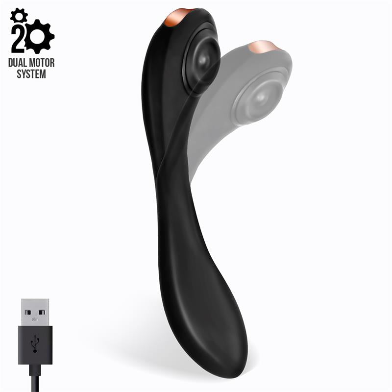 Estimulador Duplo Usb Articulável Movimento Clitóris Tardenoche Pulsar