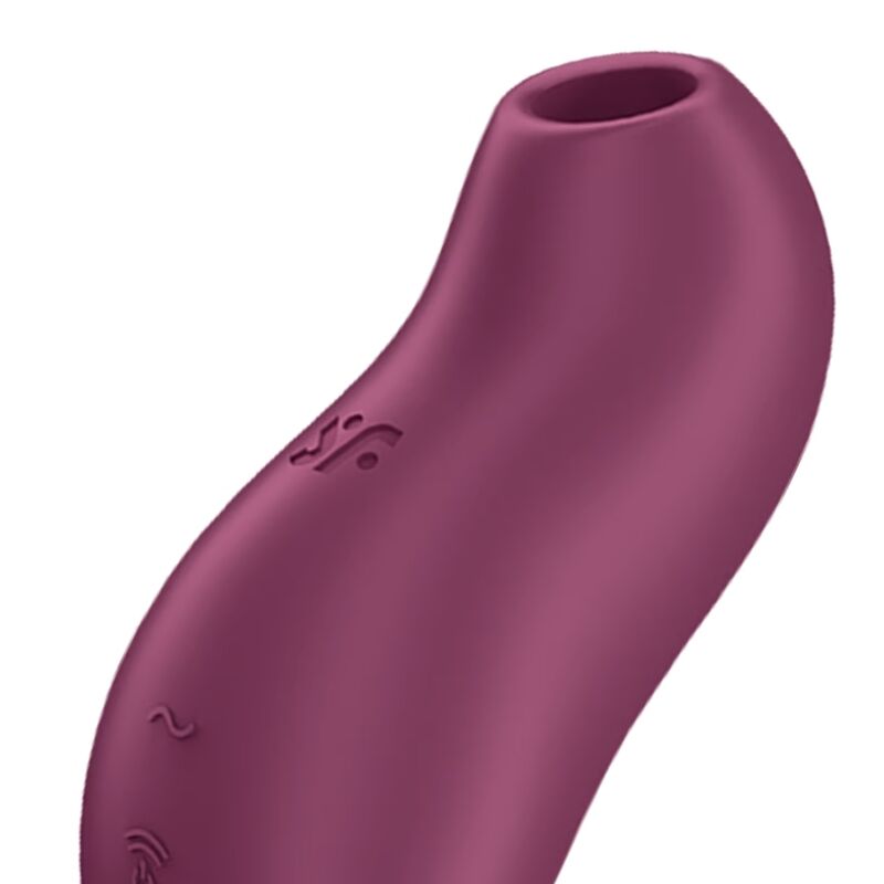 Estimulador Duplo Usb Dedo Sucção e Vibração Satisfyer Pocket Pro 1 Vermelho