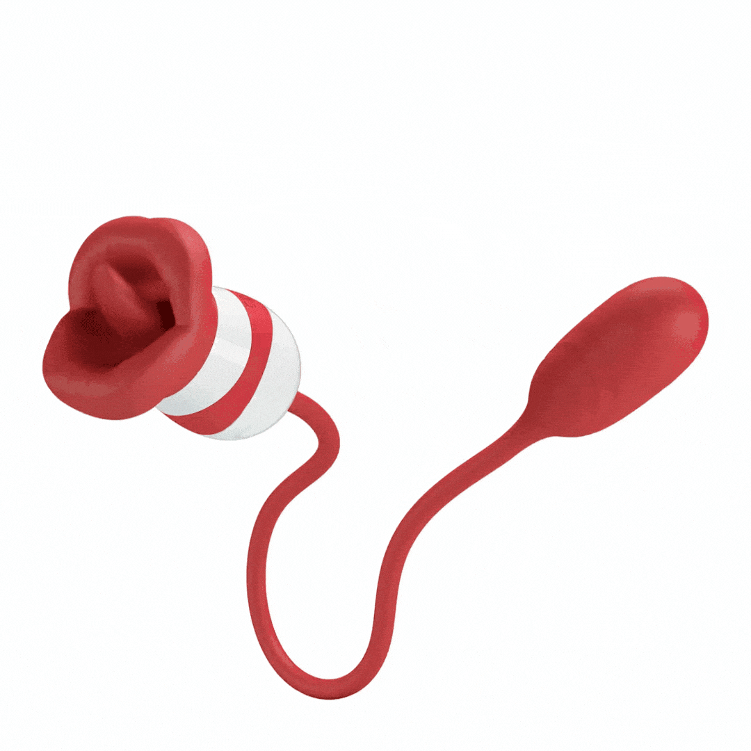 Estimulador Duplo Usb Movimento Língua e Pulsação PrettyLove Aliyah