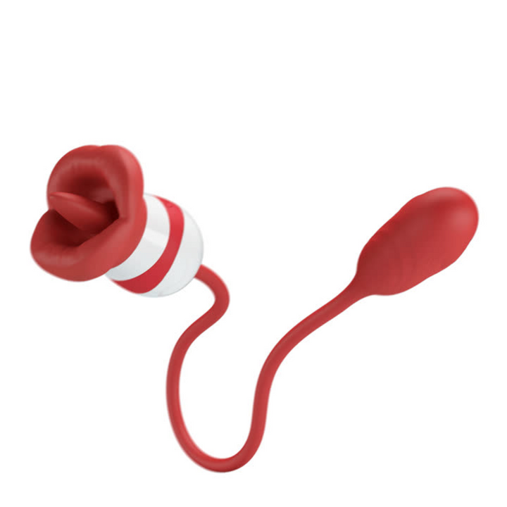 Estimulador Duplo Usb Movimento Língua e Pulsação PrettyLove Aliyah