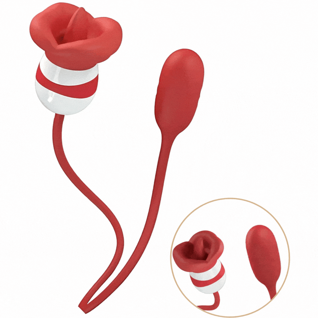 Estimulador Duplo Usb Movimento Língua e Pulsação PrettyLove Aliyah