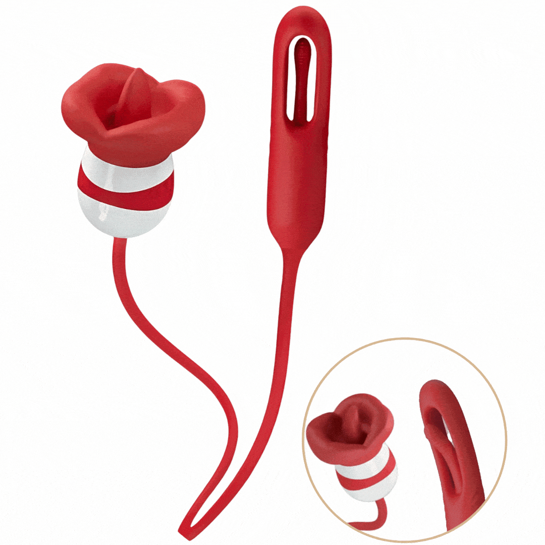 Estimulador Duplo Usb Movimento Língua e Pulsação PrettyLove Alyss