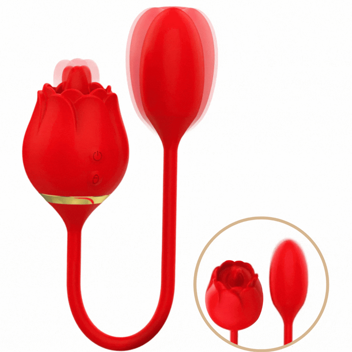 Estimulador Duplo Usb Movimento Língua e Vibração Rosa Mia Viena 2