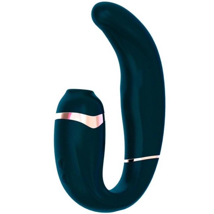 Estimulador Duplo Usb Movimento Pulsação e Sucção AdrienLastic My G Verde