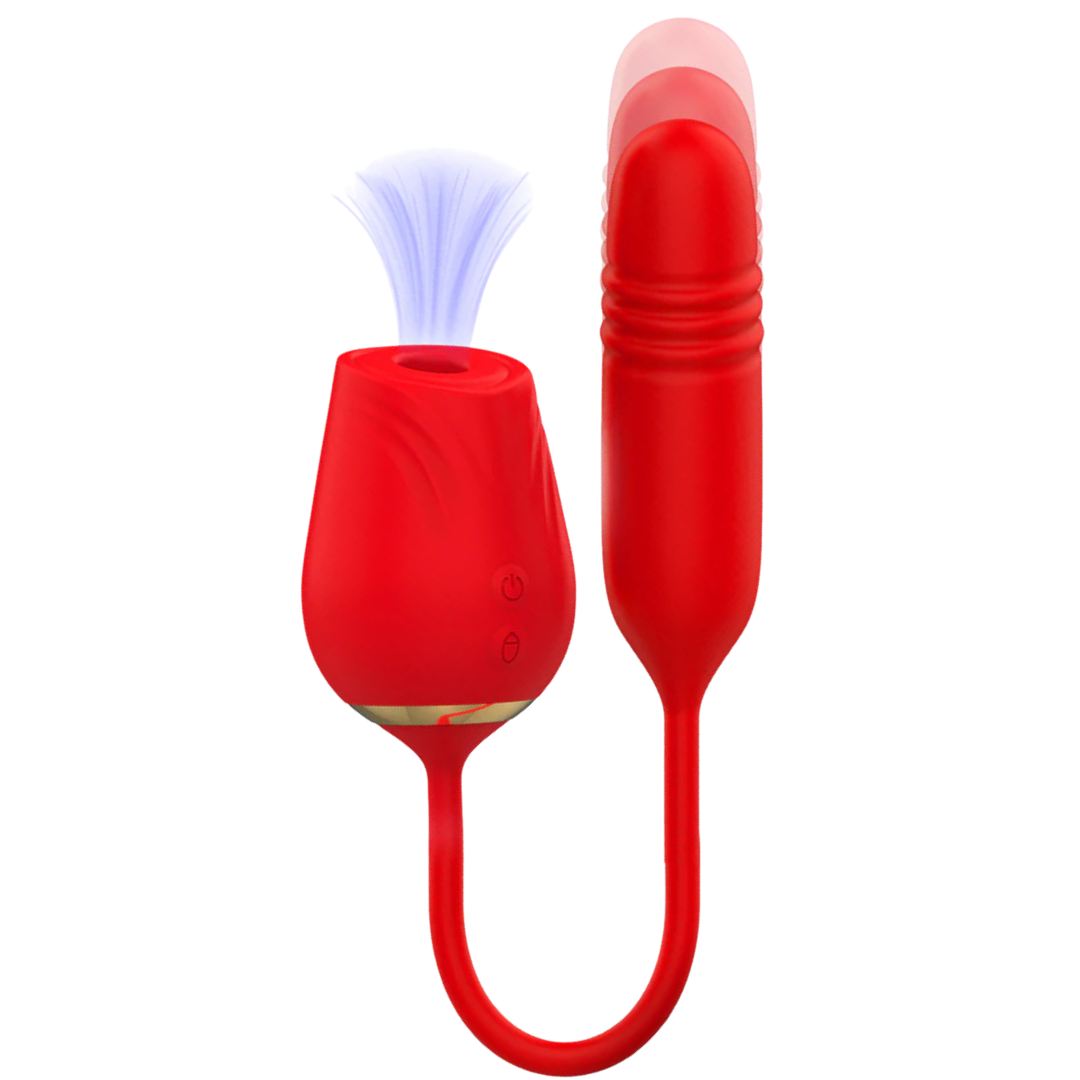 Estimulador Duplo Usb Movimento Telescópico e Sucção Mia Amalfi