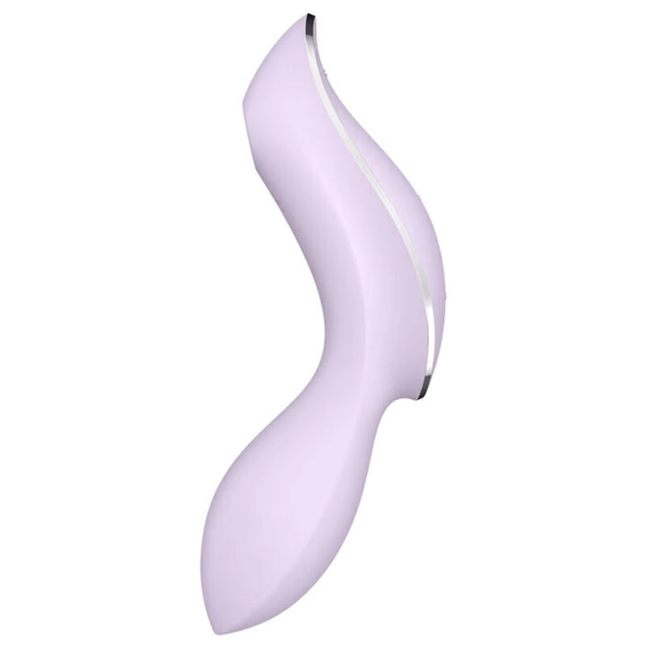 Estimulador Duplo Usb Satisfyer Curvy Trinity 2 Roxo