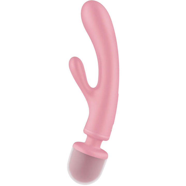 Estimulador Duplo Usb Satisfyer Triple Lover Rosa