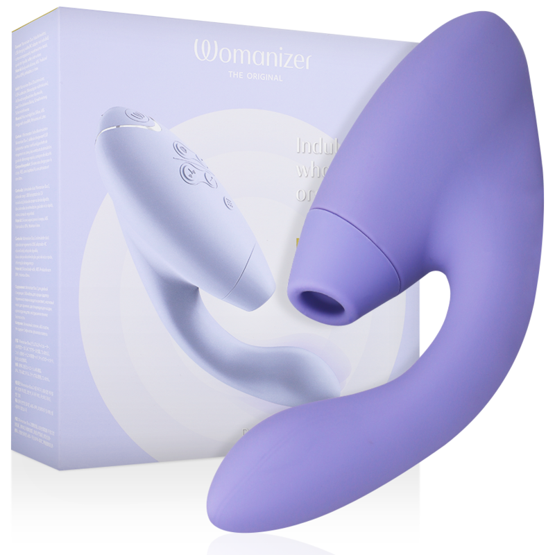 Estimulador Duplo Usb Sucção Womanizer Duo 2 Lilás