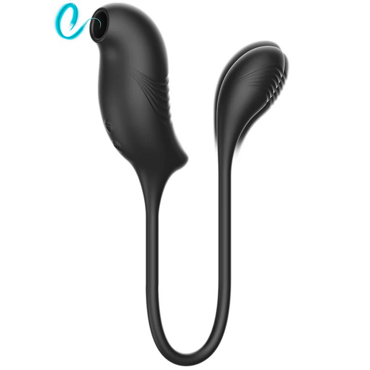 Estimulador Duplo Usb Sucção e Vibração Ibiza Roxy