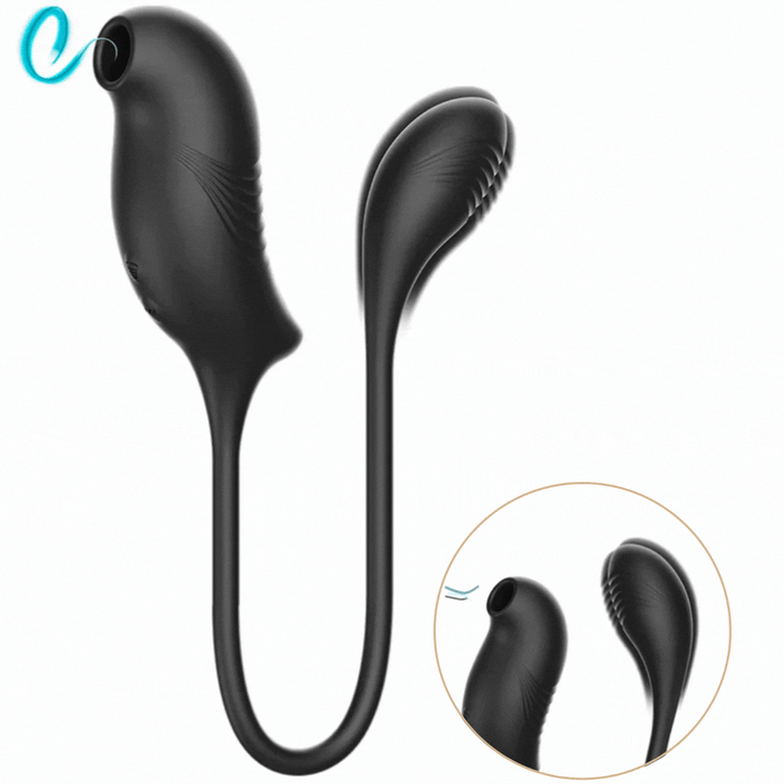 Estimulador Duplo Usb Sucção e Vibração Ibiza Roxy