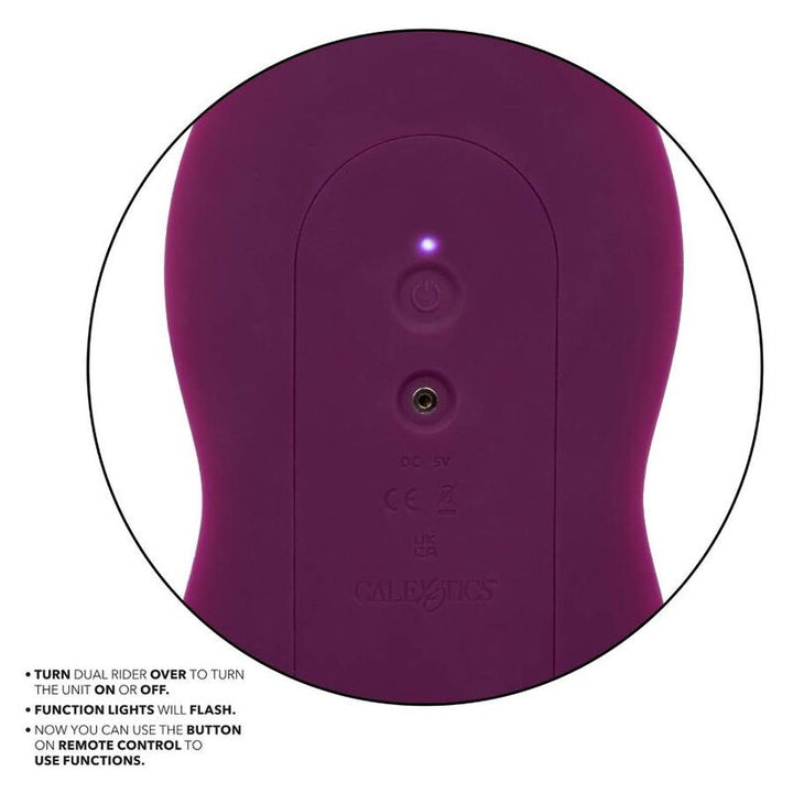 Estimulador Grind Usb Vibração Calex Dual Rider 3