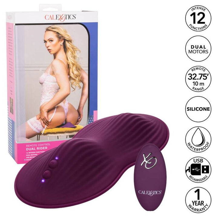 Estimulador Grind Usb Vibração Calex Dual Rider 3
