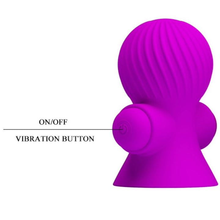 Estimulador Mamilos USB Vibração e Sucção PrettyLove Rosa