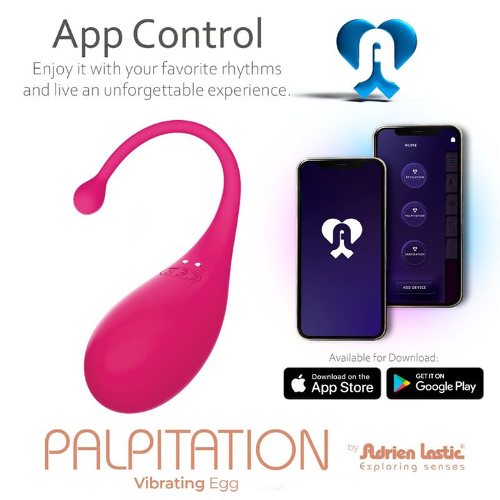 Estimulador Ovo Vibração Usb Adrien Lastic Palpitation Controlo Remoto App